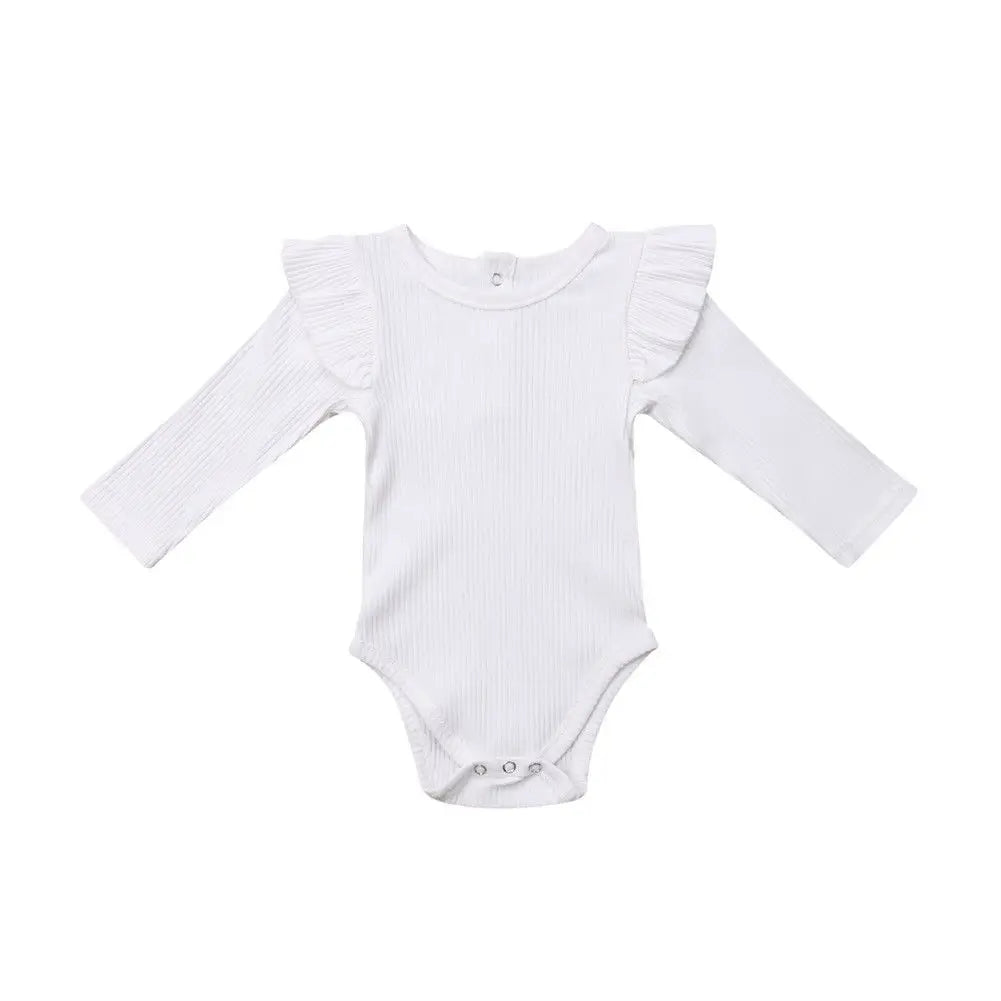 6 Colors Autumn Winter Knitting Rompers Baby Girl Clothes Newborn Baby Bodysuit Long Sleeve Jumpsuit Romper Outfits 0-2 Years