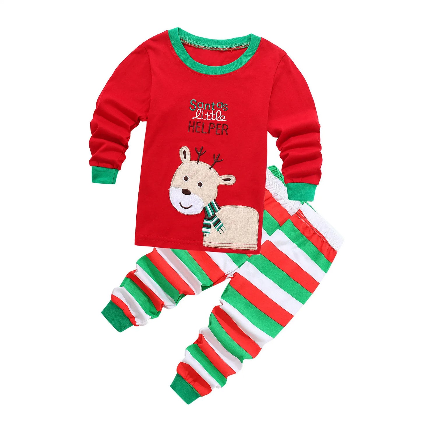 Christmas Baby Pajamas For Girls & Boys Santa Claus XMAS Pajamas Set Cotton Pjs 15% Off