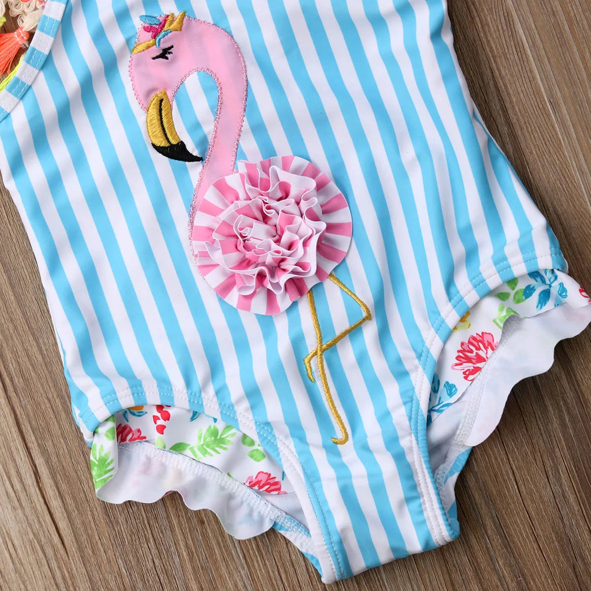 Citgeett Summer Newborn Kids Baby Girls Flamingo Bikini Swimwear Swimsuit Bathing Bodysuit Beach Clothes