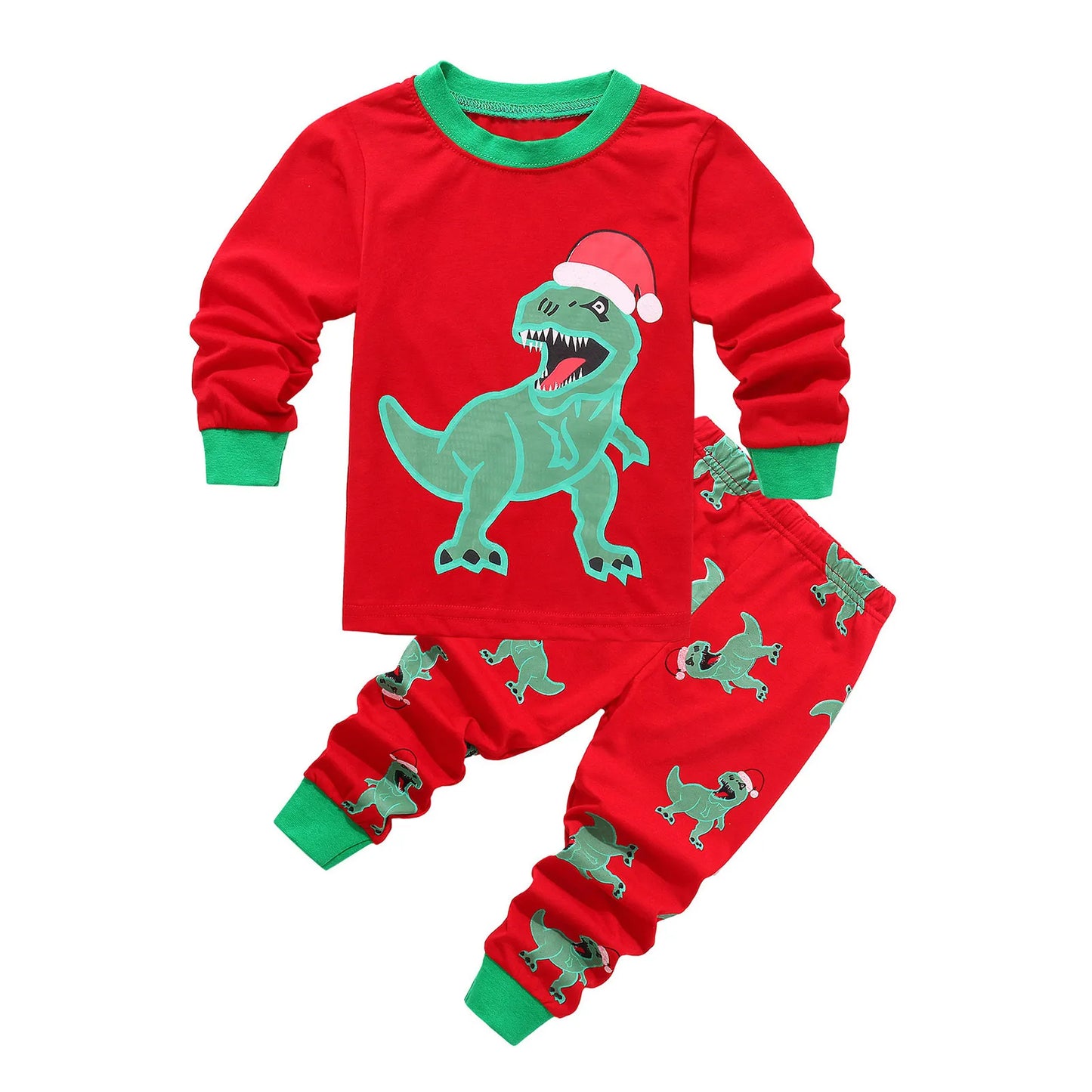 Christmas Baby Pajamas For Girls & Boys Santa Claus XMAS Pajamas Set Cotton Pjs 15% Off